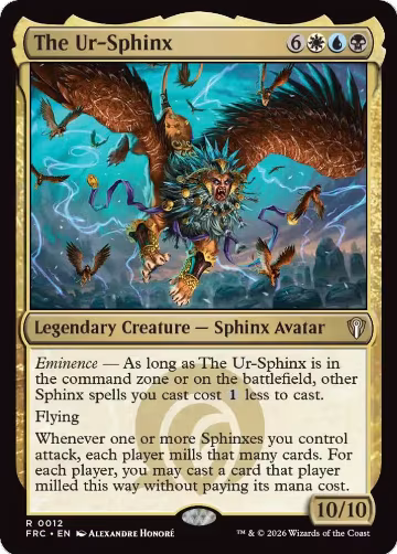 The Ur-Sphinx (12), Commander: Reality Fracture — Magic card price