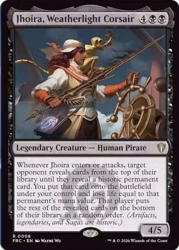 Jhoira, Weatherlight Corsair (8), Commander: Reality Fracture — Magic card price