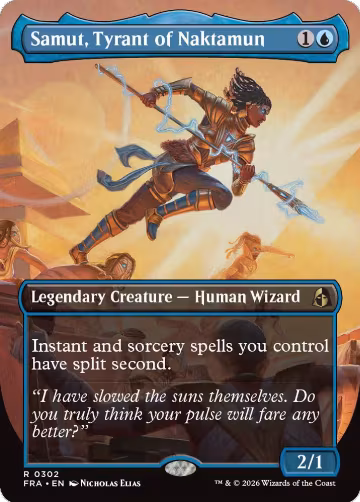 Samut, Tyrant of Naktamun (Borderless) (302), Reality Fracture — Magic card price