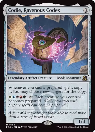 Codie, Ravenous Codex (168), Reality Fracture — Magic card price