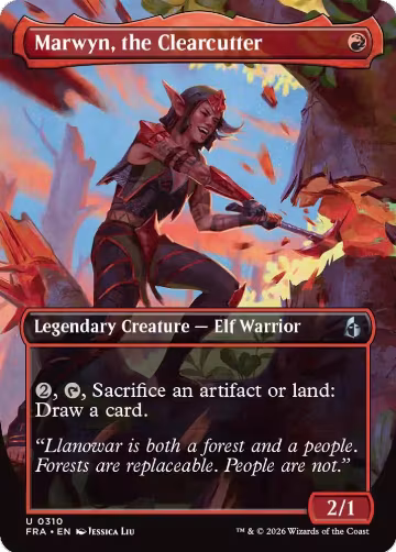 Marwyn, the Clearcutter (Borderless) (310), Reality Fracture — Magic card price