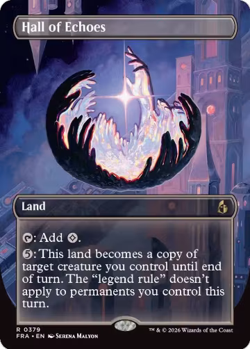 Hall of Echoes (Borderless) (379), Reality Fracture — Magic card price
