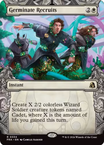 Germinate Recruits (Showcase) (334), Reality Fracture — Magic card price