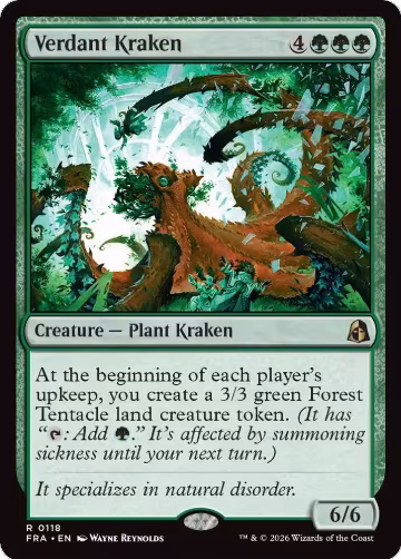 Verdant Kraken (118), Reality Fracture — Magic card price