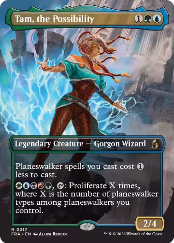 Tam, the Possibility (Borderless) (317), Reality Fracture — Magic card price