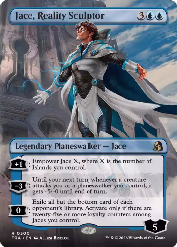 Jace, Reality Sculptor (Borderless) (300), Reality Fracture — Magic card price