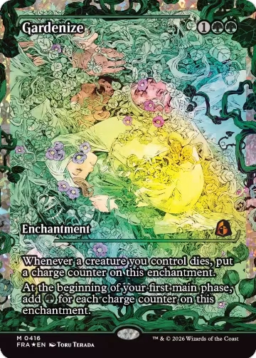 Gardenize (Showcase) (Fracture Foil) (0416) (416), Reality Fracture — Magic card price
