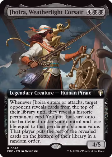 Jhoira, Weatherlight Corsair (Extended Art) (93), Commander: Reality Fracture — Magic card price