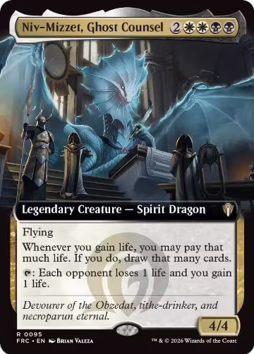 Niv-Mizzet, Ghost Counsel (Extended Art) (95), Commander: Reality Fracture — Magic card price