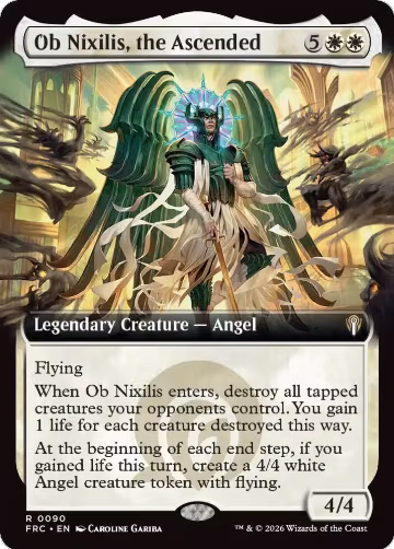 Ob Nixilis, the Ascended (Extended Art) (90), Commander: Reality Fracture — Magic card price