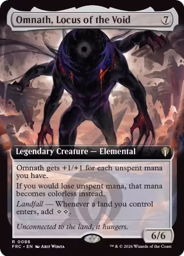 Omnath, Locus of the Void (Extended Art) (88), Commander: Reality Fracture — Magic card price