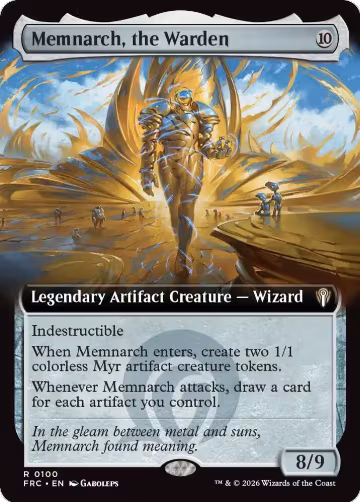 Memnarch, the Warden (Extended Art) (100), Commander: Reality Fracture — Magic card price
