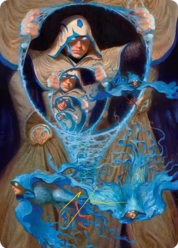 The Theorist, Jace Beleren Art Card (Gold-Stamped Signature) (47), Art Series: Reality Fracture — Magic card price