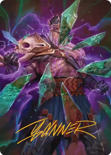 Rise of the Deathbringer Art Card (Gold-Stamped Signature) (36), Art Series: Reality Fracture — Magic card price