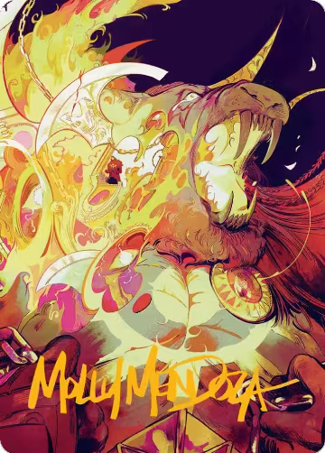 Ajani's Anguish Art Card (Gold-Stamped Signature) (48), Art Series: Reality Fracture — Magic card price