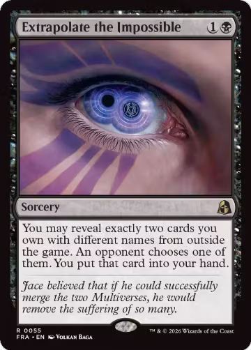 Extrapolate the Impossible (55), Reality Fracture — Magic card price