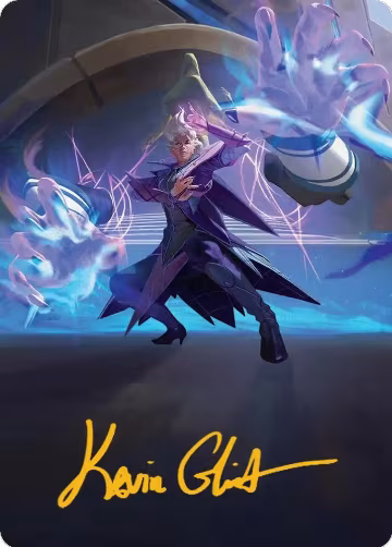 Null Summoner Art Card (Gold-Stamped Signature) (43), Art Series: Reality Fracture — Magic card price