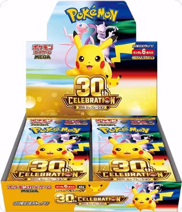 MEGA Expansion 30th Celebration Booster Box, MEGA Expansion 30th Celebration — Pokémon JP sealed product price