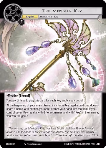 The Meridian Key (QSK-096 R), The Quest of the Seven Keys — Force of Will card price