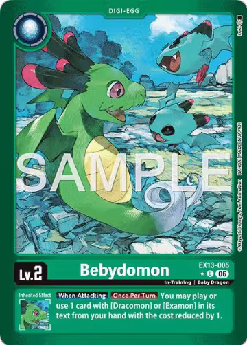 Bebydomon (Limited Foil) (EX13-005 U), Chivalrous XIII — Digimon card price