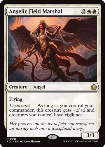 Angelic Field Marshal (15), Commander: Foundations — Magic card price