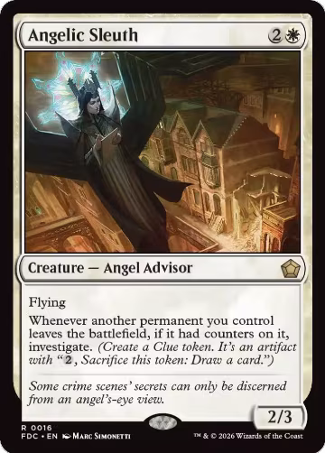 Angelic Sleuth (16), Commander: Foundations — Magic card price