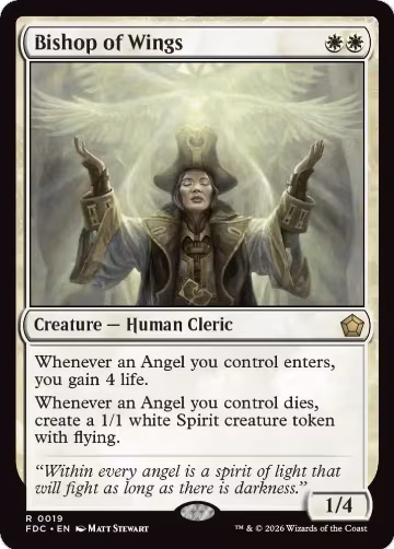 Bishop of Wings (19), Commander: Foundations — Magic card price