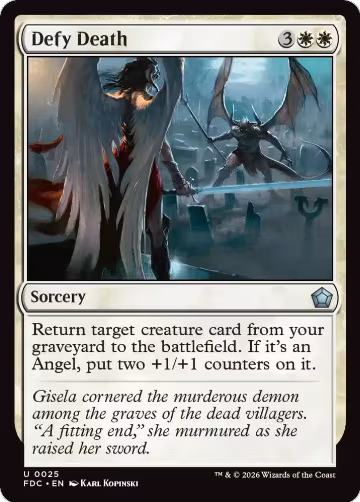 Defy Death (25), Commander: Foundations — Magic card price