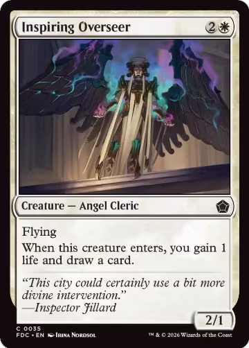 Inspiring Overseer (35), Commander: Foundations — Magic card price