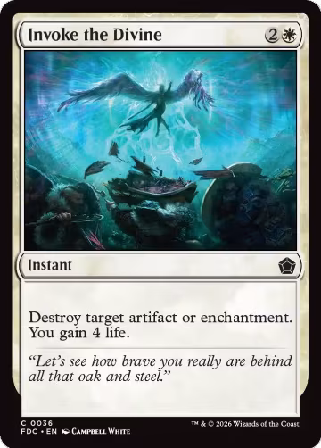 Invoke the Divine (36), Commander: Foundations — Magic card price