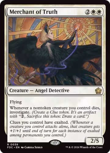Merchant of Truth (39), Commander: Foundations — Magic card price