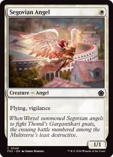Segovian Angel (46), Commander: Foundations — Magic card price