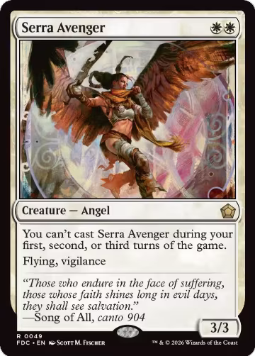 Serra Avenger (49), Commander: Foundations — Magic card price