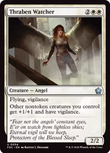 Thraben Watcher (54), Commander: Foundations — Magic card price