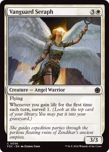 Vanguard Seraph (56), Commander: Foundations — Magic card price