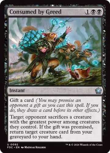 Consumed by Greed (92), Commander: Foundations — Magic card price