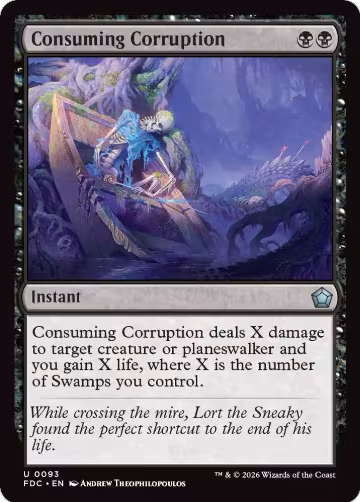 Consuming Corruption (93), Commander: Foundations — Magic card price