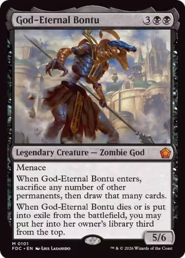 God-Eternal Bontu (101), Commander: Foundations — Magic card price