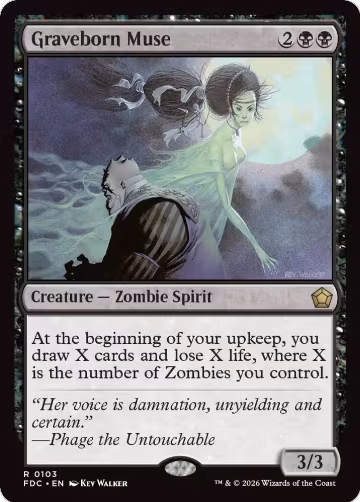 Graveborn Muse (103), Commander: Foundations — Magic card price