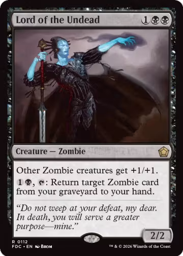 Lord of the Undead (112), Commander: Foundations — Magic card price