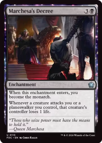 Marchesa's Decree (113), Commander: Foundations — Magic card price