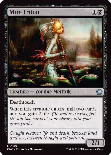 Mire Triton (115), Commander: Foundations — Magic card price