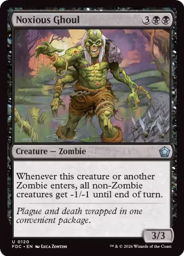Noxious Ghoul (120), Commander: Foundations — Magic card price