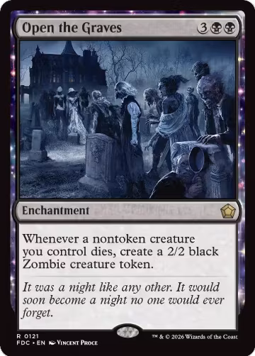 Open the Graves (121), Commander: Foundations — Magic card price
