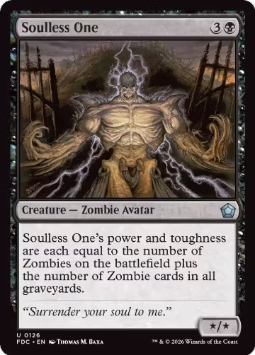 Soulless One (126), Commander: Foundations — Magic card price