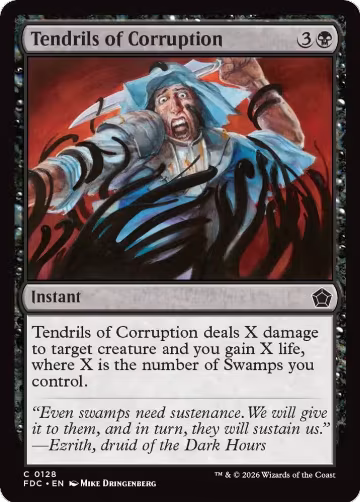 Tendrils of Corruption (128), Commander: Foundations — Magic card price