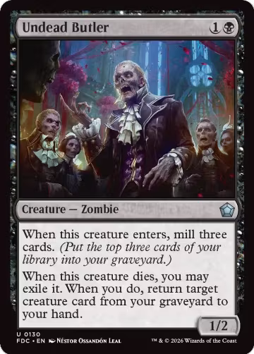 Undead Butler (130), Commander: Foundations — Magic card price