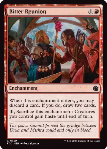 Bitter Reunion (139), Commander: Foundations — Magic card price