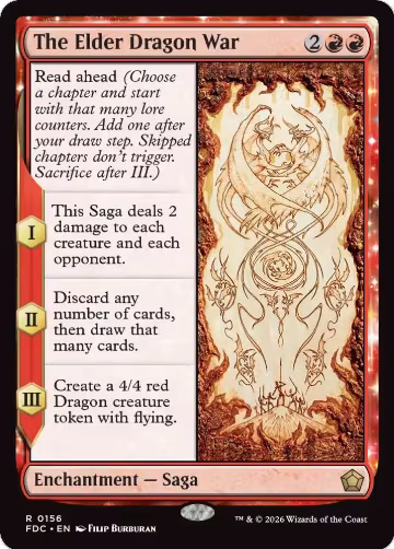 The Elder Dragon War (156), Commander: Foundations — Magic card price