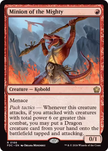 Minion of the Mighty (166), Commander: Foundations — Magic card price